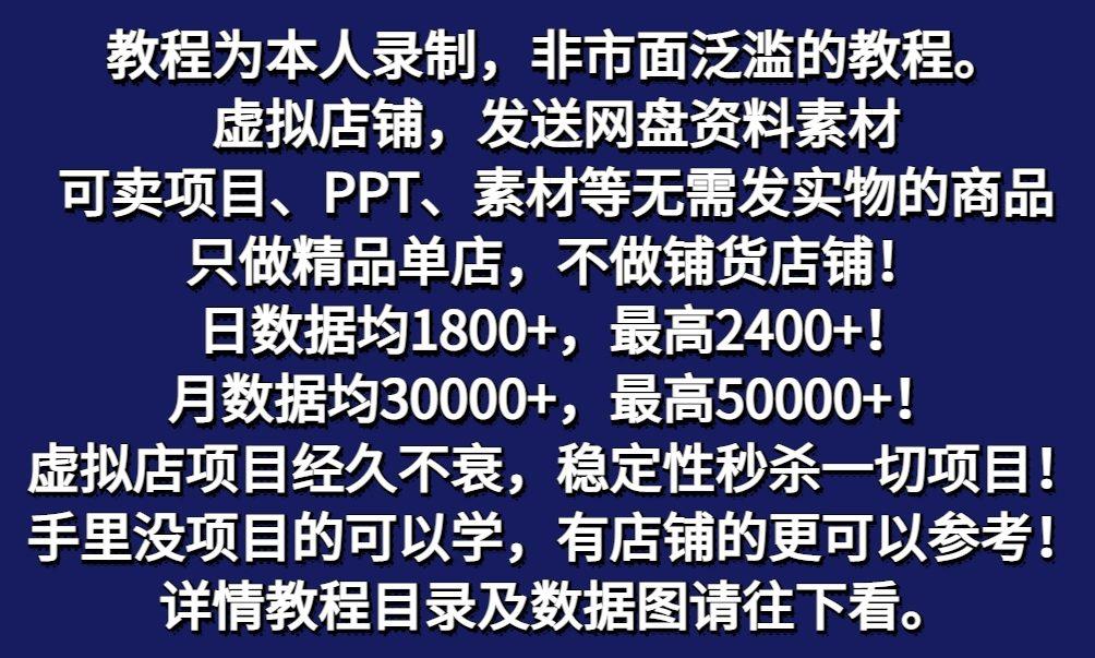 图片[2]-拼多多虚拟电商训练营月入50000+你也行，暴利稳定长久，副业首选-云创网