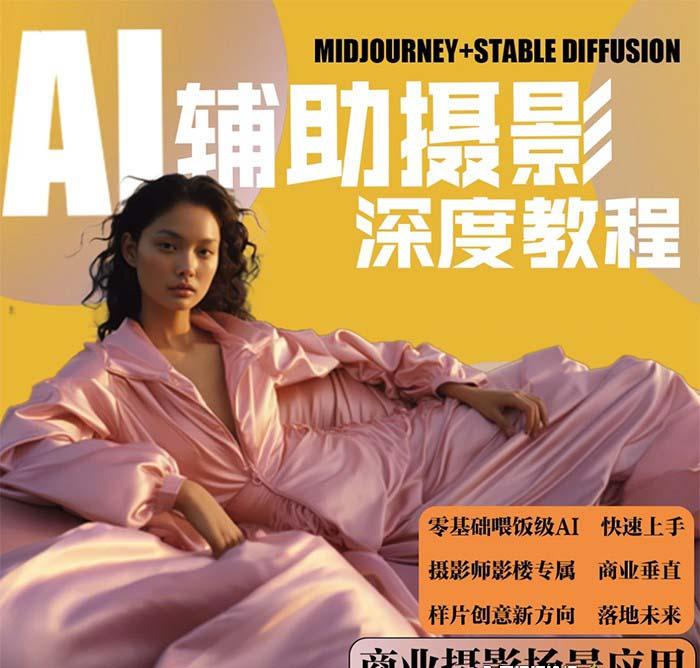 (8727期)2024年AI辅助摄影人工智能商业应用摄影课程(37节课)-云创网
