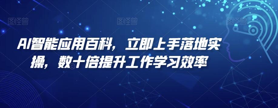 AI智能应用百科,立即上手落地实操,数十倍提升工作学习效率-云创网