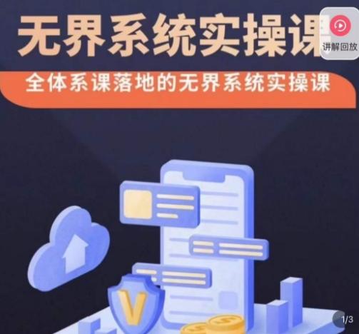 老衲·无界系统实操课，全体系落地无界改版后选择、出价、高投产做付费引流-云创网