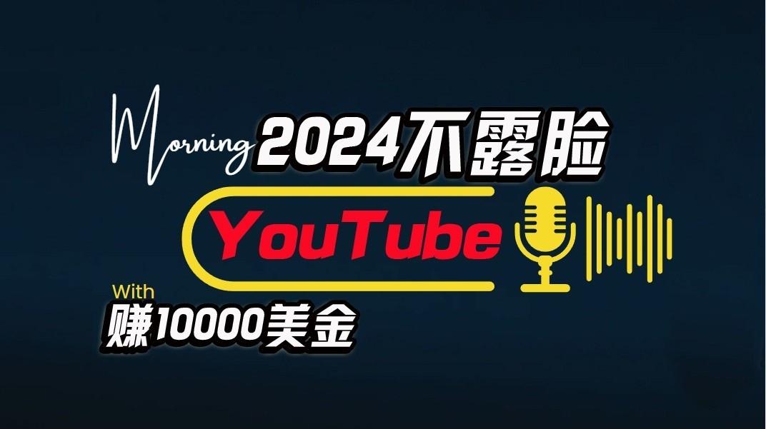 AI做不露脸YouTube赚$10000/月,傻瓜式操作,小白可做,简单粗暴-云创网